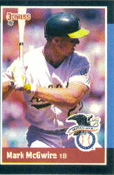 1988 Donruss All-Stars Baseball Cards  019      Mark McGwire